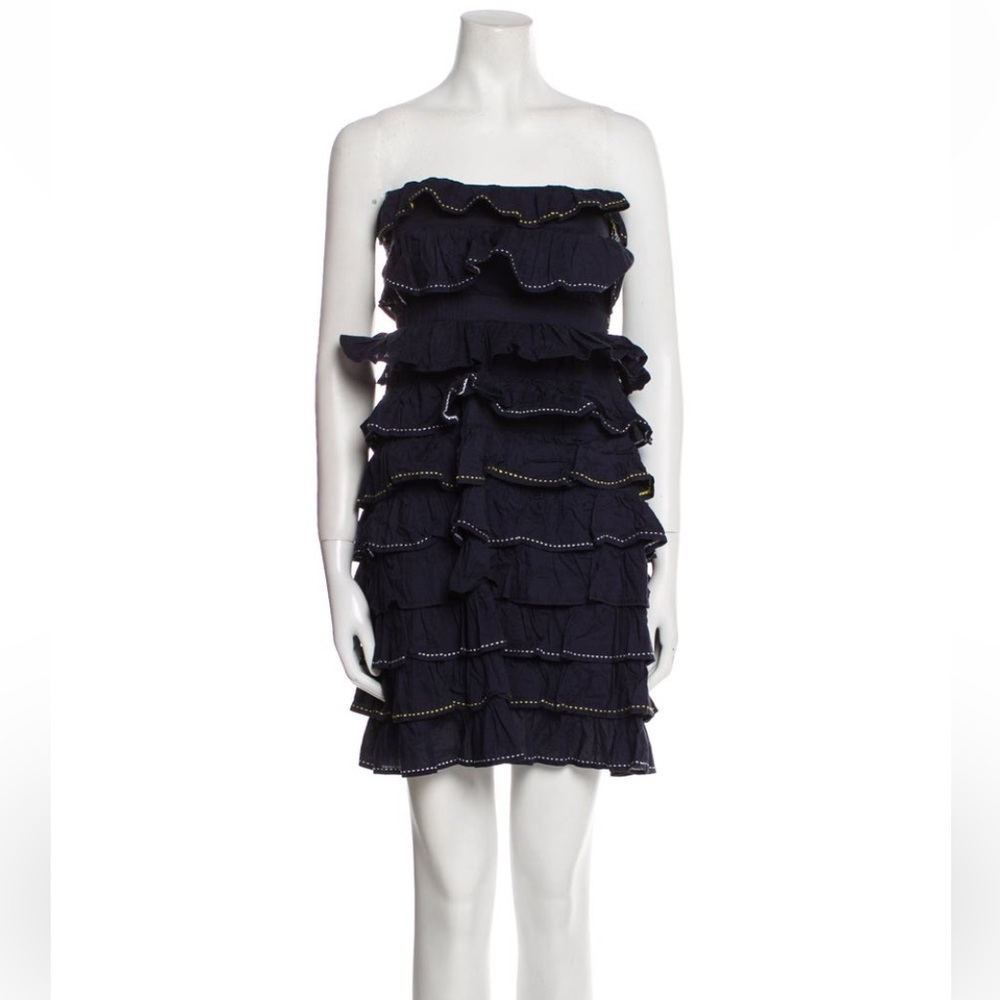 Misa Los Angeles strapless mini dress